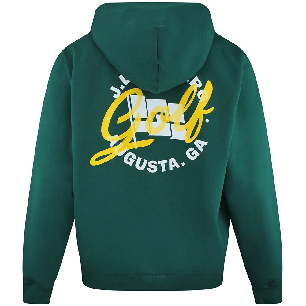 J.Lindeberg Golf Pullover - Club Tour Hoodie - Forest Biome SS26