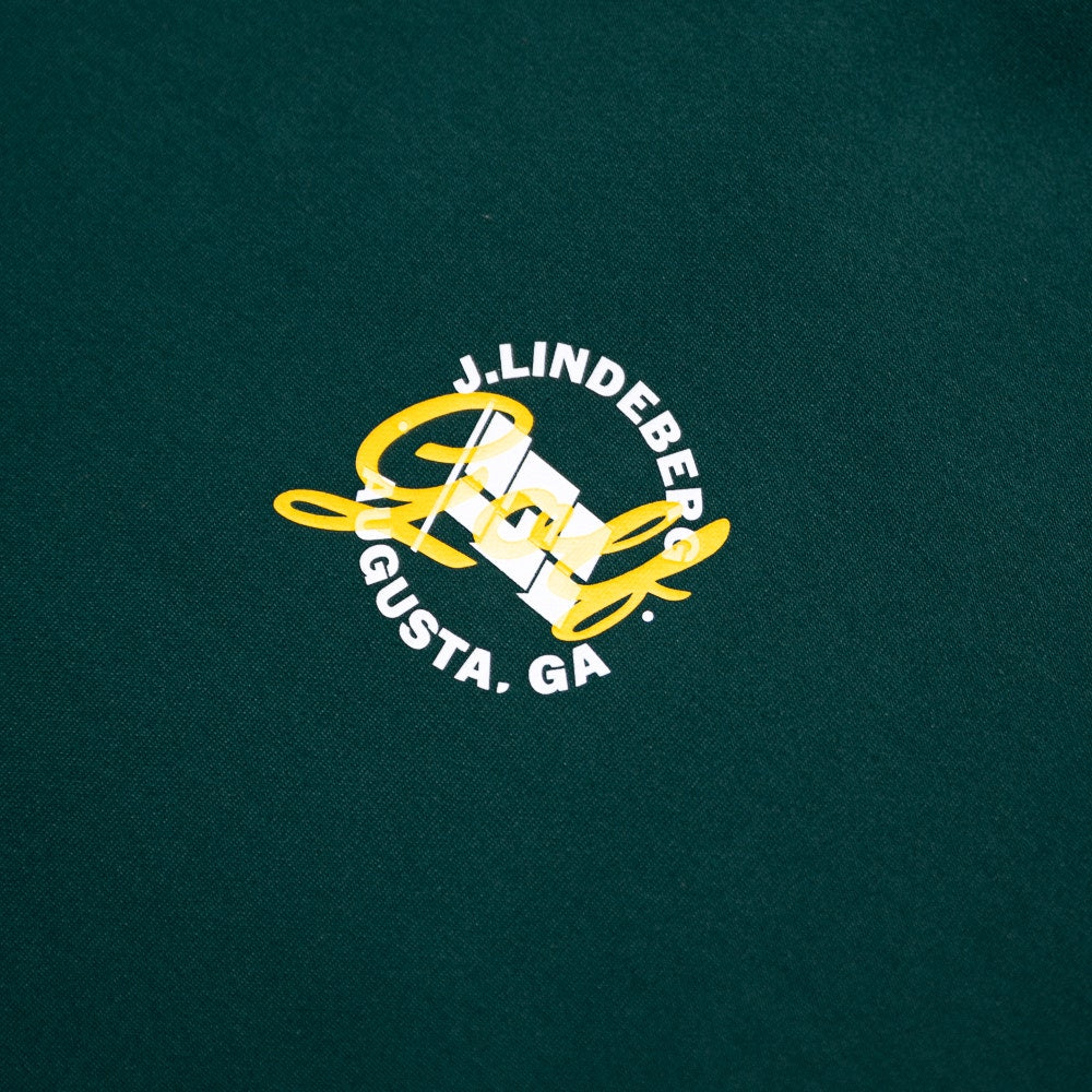 J.Lindeberg Golf Pullover - Club Tour Hoodie - Forest Biome SS26