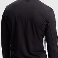 J.Lindeberg Golf Pullover - Finn QZ Mid - Black AW26