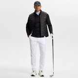 J.Lindeberg Golf Pullover - Finn QZ Mid - Black AW26