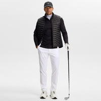J.Lindeberg Golf Pullover - Finn QZ Mid - Black AW26