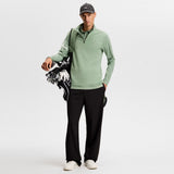 J.Lindeberg Golf Pullover - Heath Strike QZ - Hedge Green SS26