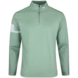 J.Lindeberg Golf Pullover - Heath Strike QZ - Hedge Green SS26