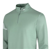 J.Lindeberg Golf Pullover - Heath Strike QZ - Hedge Green SS26