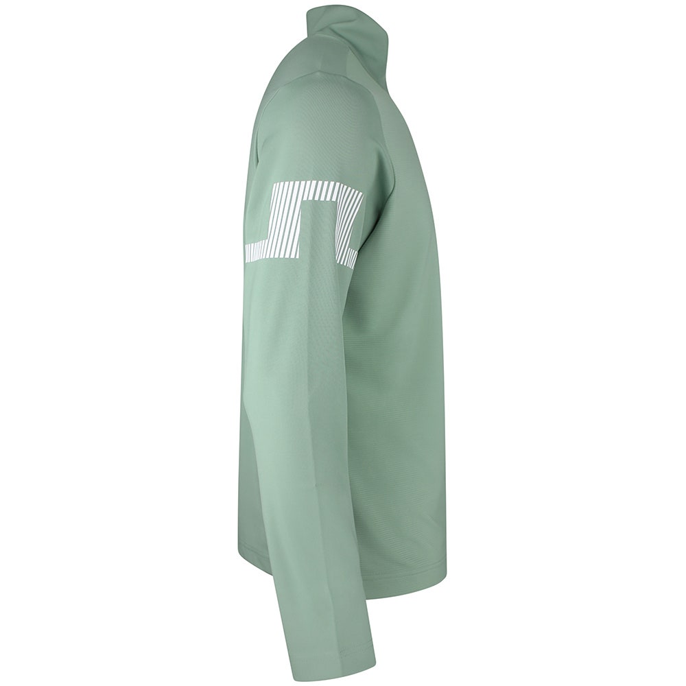 J.Lindeberg Golf Pullover - Heath Strike QZ - Hedge Green SS26