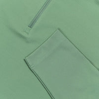 J.Lindeberg Golf Pullover - Heath Strike QZ - Hedge Green SS26