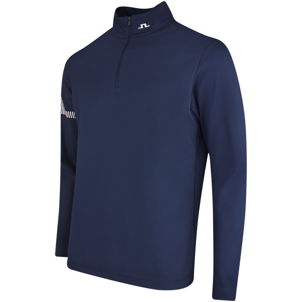 J.Lindeberg Golf Pullover - Heath Strike QZ - JL Navy SS26