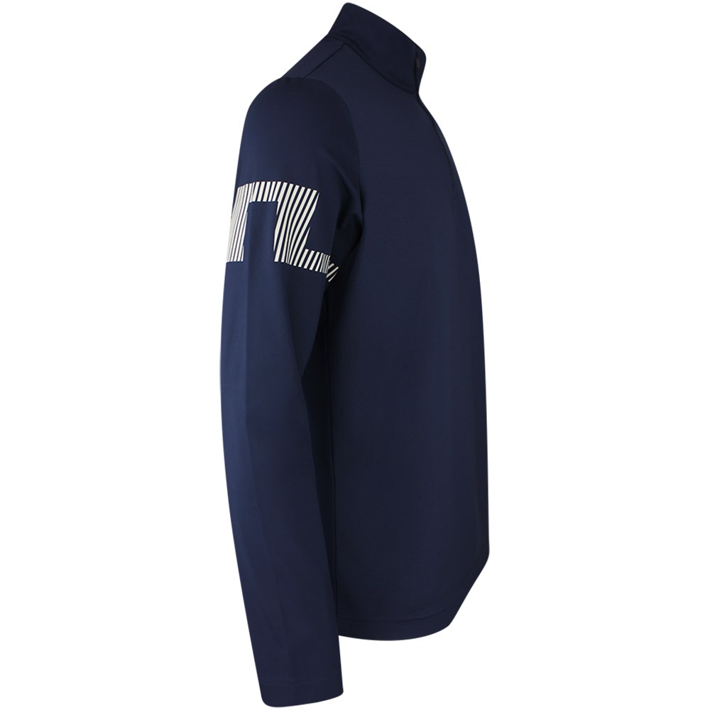 J.Lindeberg Golf Pullover - Heath Strike QZ - JL Navy SS26