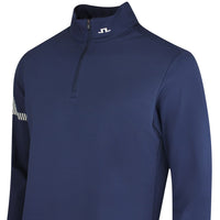 J.Lindeberg Golf Pullover - Heath Strike QZ - JL Navy SS26