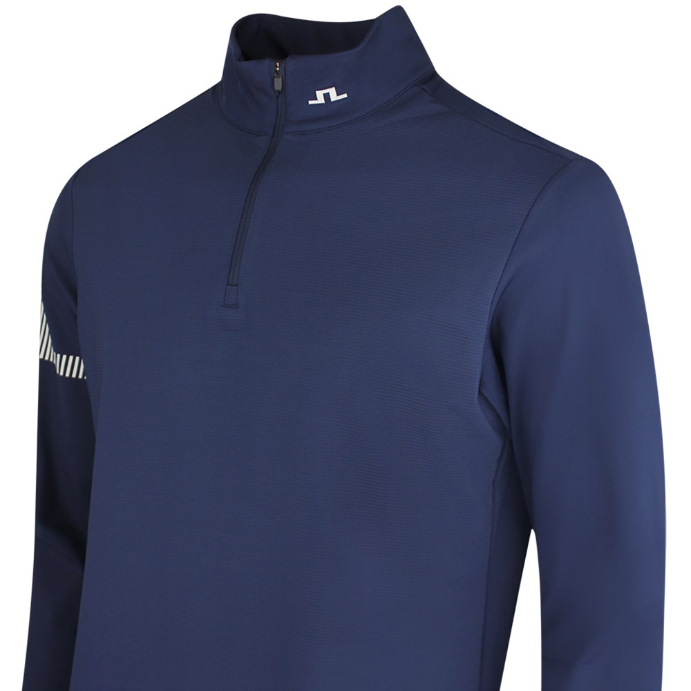 J.Lindeberg Golf Pullover - Heath Strike QZ - JL Navy SS26