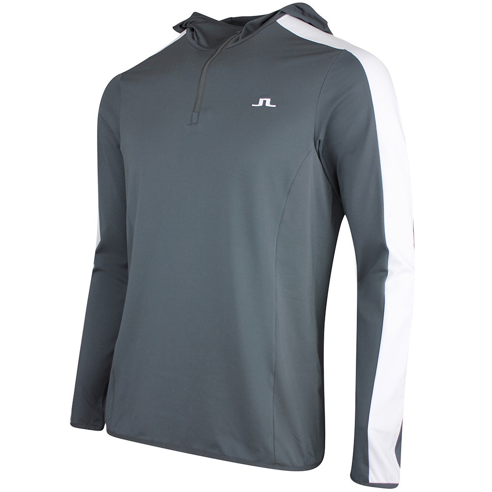 J.Lindeberg Golf Pullover - Jersey QZ Hoodie - Asphalt PS26