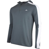 J.Lindeberg Golf Pullover - Jersey QZ Hoodie - Asphalt PS26