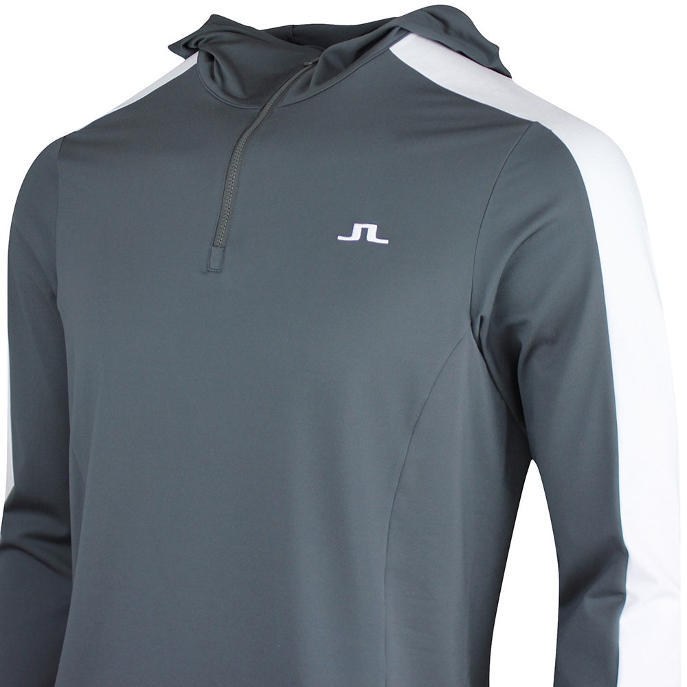 J.Lindeberg Golf Pullover - Jersey QZ Hoodie - Asphalt PS26