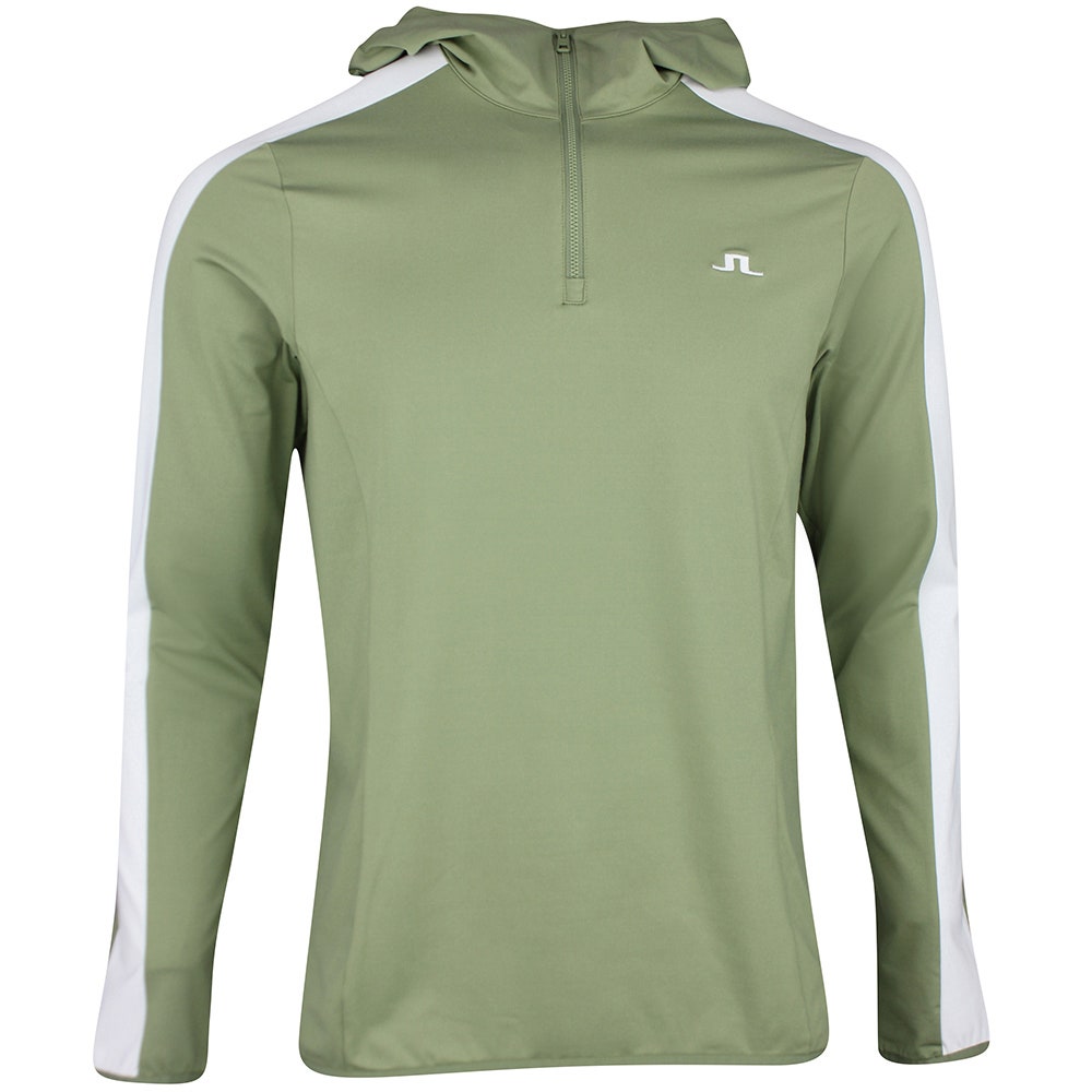 J.Lindeberg Golf Pullover - Jersey QZ Hoodie - Oil Green PS26