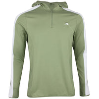 J.Lindeberg Golf Pullover - Jersey QZ Hoodie - Oil Green PS26