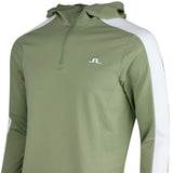 J.Lindeberg Golf Pullover - Jersey QZ Hoodie - Oil Green PS26