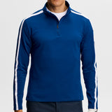 J.Lindeberg Golf Pullover - Keaton QZ Mid - Estate Blue SH26