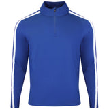J.Lindeberg Golf Pullover - Keaton QZ Mid - Estate Blue SH26