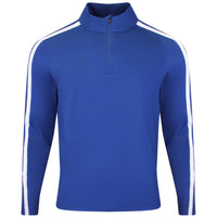 J.Lindeberg Golf Pullover - Keaton QZ Mid - Estate Blue SH26