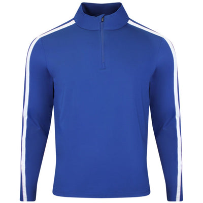 J.Lindeberg Golf Pullover - Keaton QZ Mid - Estate Blue SH26