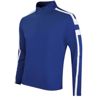 J.Lindeberg Golf Pullover - Keaton QZ Mid - Estate Blue SH26