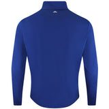 J.Lindeberg Golf Pullover - Keaton QZ Mid - Estate Blue SH26