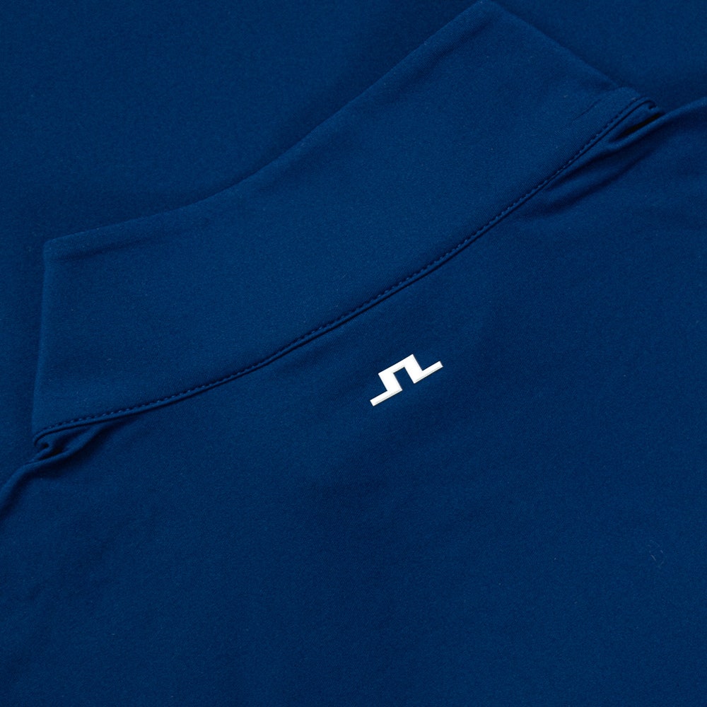 J.Lindeberg Golf Pullover - Keaton QZ Mid - Estate Blue SH26