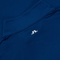 J.Lindeberg Golf Pullover - Keaton QZ Mid - Estate Blue SH26