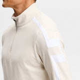 J.Lindeberg Golf Pullover - Keaton QZ Mid - Moonbeam SH26