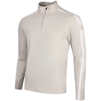 J.Lindeberg Golf Pullover - Keaton QZ Mid - Moonbeam SH26