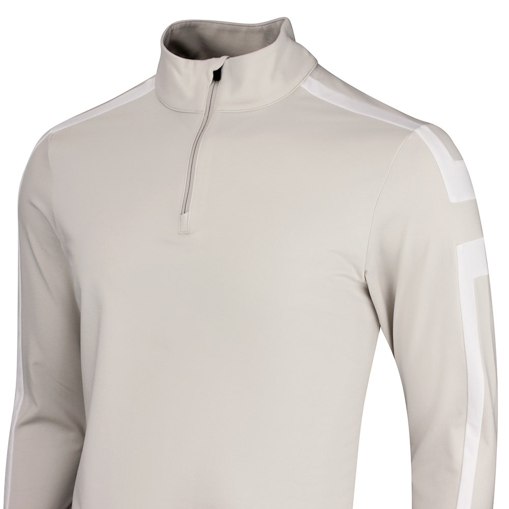 J.Lindeberg Golf Pullover - Keaton QZ Mid - Moonbeam SH26