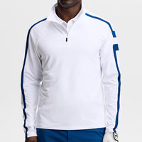 J.Lindeberg Golf Pullover - Keaton QZ Mid - White SH26