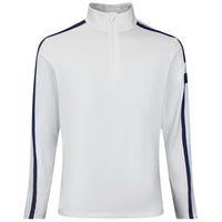 J.Lindeberg Golf Pullover - Keaton QZ Mid - White SH26
