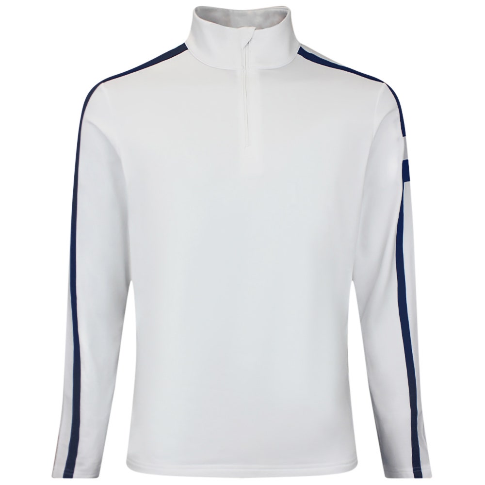 J.Lindeberg Golf Pullover - Keaton QZ Mid - White SH26