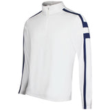 J.Lindeberg Golf Pullover - Keaton QZ Mid - White SH26