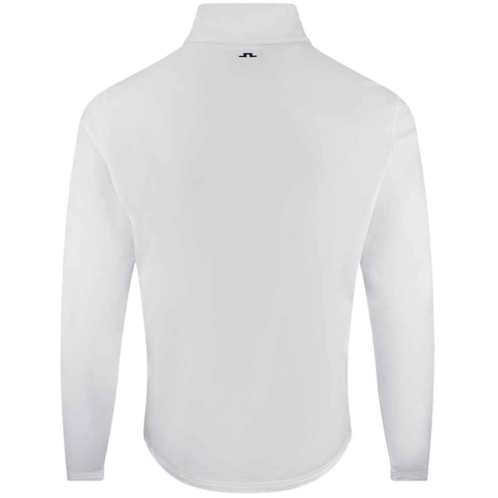 J.Lindeberg Golf Pullover - Keaton QZ Mid - White SH26