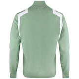 J.Lindeberg Golf Pullover - Kendrick Knitted QZ - Hedge Green SS26