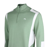 J.Lindeberg Golf Pullover - Kendrick Knitted QZ - Hedge Green SS26