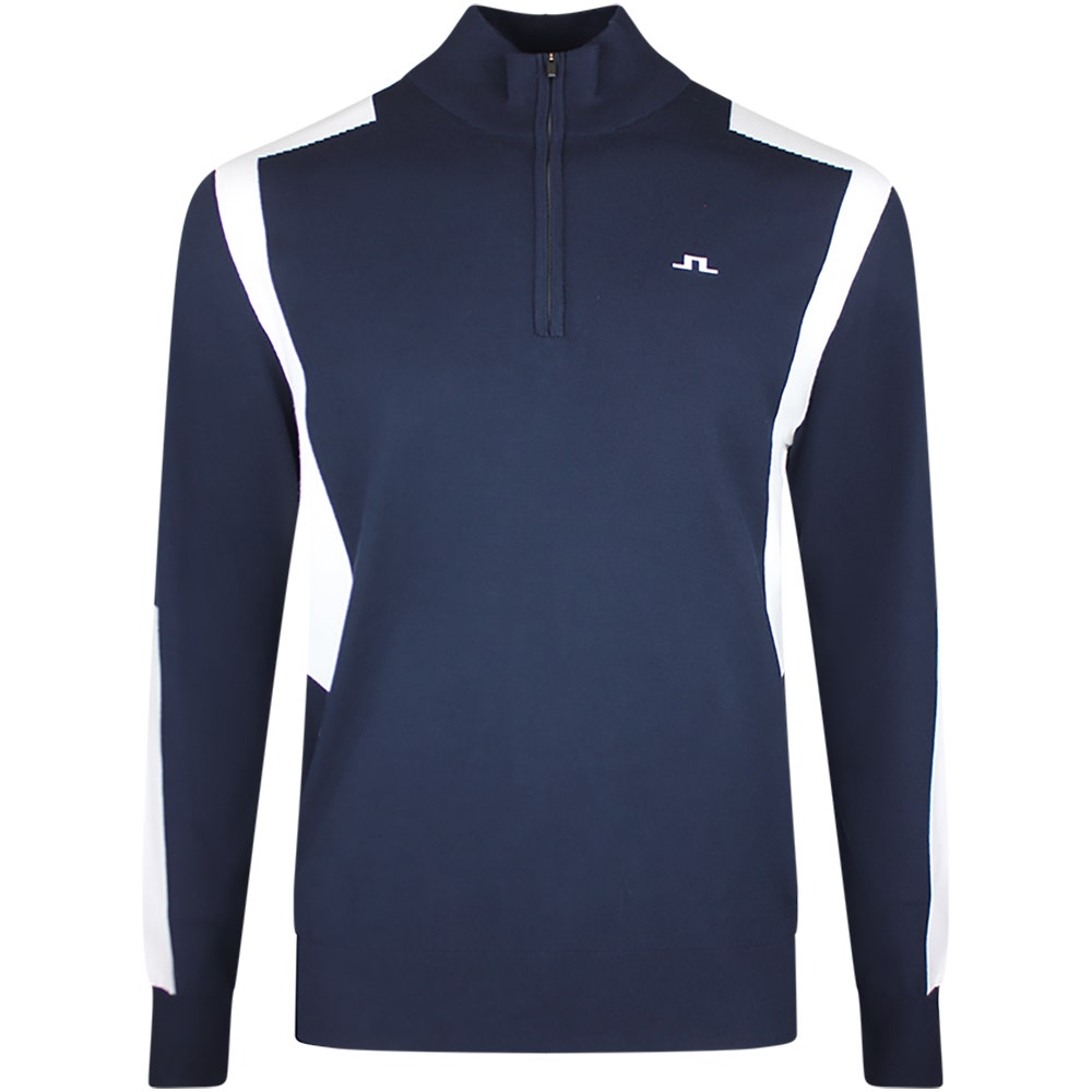 J.Lindeberg Golf Pullover - Kendrick Knitted QZ - JL Navy SS26