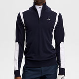 J.Lindeberg Golf Pullover - Kendrick Knitted QZ - JL Navy SS26