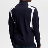 J.Lindeberg Golf Pullover - Kendrick Knitted QZ - JL Navy SS26