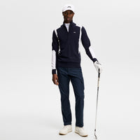 J.Lindeberg Golf Pullover - Kendrick Knitted QZ - JL Navy SS26