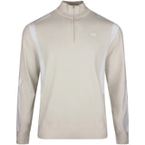 J.Lindeberg Golf Pullover - Kendrick Knitted QZ - Moonbeam SS26