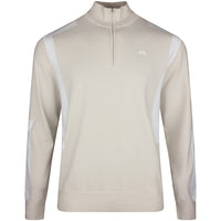 J.Lindeberg Golf Pullover - Kendrick Knitted QZ - Moonbeam SS26