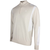 J.Lindeberg Golf Pullover - Kendrick Knitted QZ - Moonbeam SS26