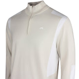 J.Lindeberg Golf Pullover - Kendrick Knitted QZ - Moonbeam SS26