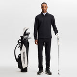 J.Lindeberg Golf Pullover - Lassy QZ Mid - Black AW26