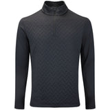 J.Lindeberg Golf Pullover - Lassy QZ Mid - Black AW26
