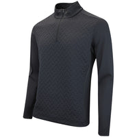 J.Lindeberg Golf Pullover - Lassy QZ Mid - Black AW26