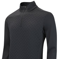 J.Lindeberg Golf Pullover - Lassy QZ Mid - Black AW26